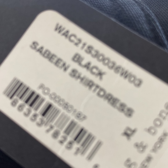 rag & bone Black Jersey Midi Dress work or Cocktail LBD XL 12 - Picture 4 of 11